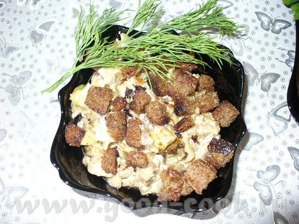 салат воздушный капуста савойская феле куринное твердый сыр сухарики майонез феле мелко нарезать, п... - 3