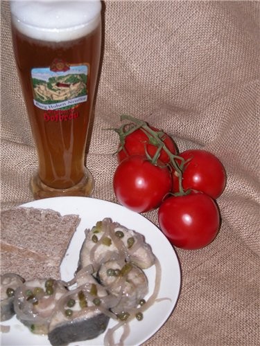 МАРИНОВАННАЯ РЫБА (Германия) Уксус, каперсы, солёные огурцы
