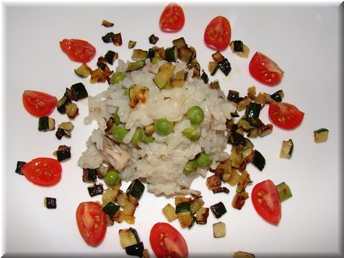 Большое спасибо Нелличка, за вкусный рецепт Ризотто с фенхелем, зеленым горошком и цуккини