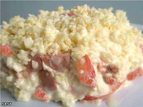 У меня сегодня не очень фотогеничный, но очень вкусный САЛАТ "ВИКИНГ"