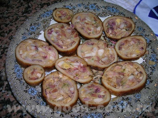 продолжаем это фаршированный кальмар: и молодой ягнёнок у меня на горячее - 4
