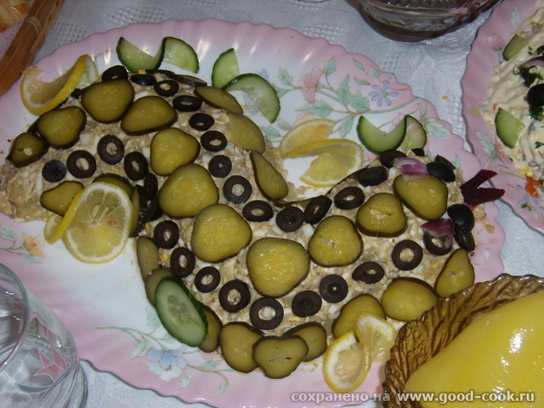 салат змеючка