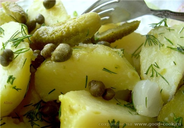      /Salade de pommes de terre aux cpres et  l&#39;aneth