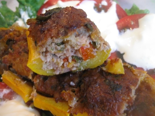 КАБАЧКИ, ЗАПЕЧЕННЫЕ С МЯСНЫМ ФАРШЕМ И ОВОЩАМИ Хороший вариант приготовления кабачков