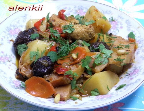 Куриная грудка с черносливом и - 2