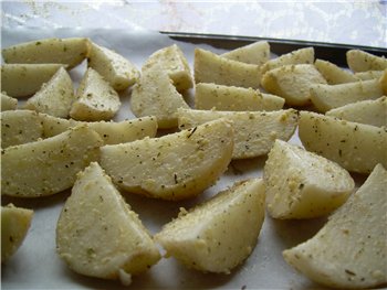 ПЕЧЕНЫЙ КАРТОФЕЛЬ С ПАРМЕЗАНОМ И ЧЕСНОКОМ 6-7 шт - 2