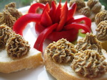 Волованы с сырным кремом и красной икрой от larissa1312 Деликатес из курицы с сушеными грибами Жюль... - 3