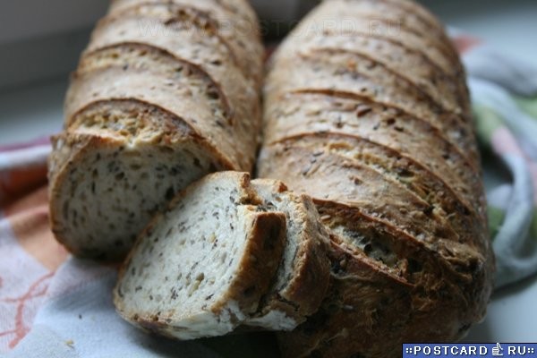 Зерновой хлеб на закваске Закваска (влажность 125% ): 40 г