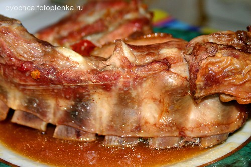 Мясо с тремя перцами
