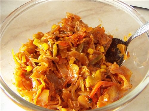 Солянка овощная