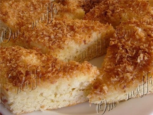 КОКОСОВЫЙ ПИРОГ (BUTTERMILCHSCHNITTEN)