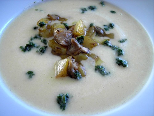 Картофельный суп с белыми грибами по рецепту Paul Bocuse 400 гр разваристого картофеля уже очищеног...