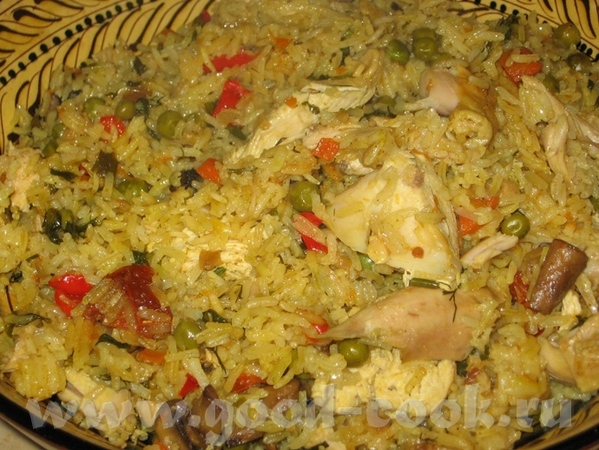 Плов из курицы на гриле с рисом и овощами Целый обед в одной кастрюле, полный вкусов и легкий в при... - 3