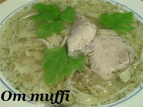 курица в горчично-ореховом соусе куриный бульон с лапшой бутерброды к ужину закуска из баклажан быс... - 3