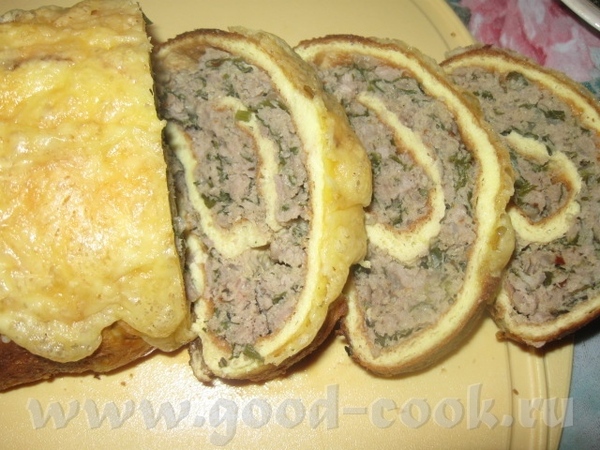 МЯСНОЙ РУЛЕТ Опять блюдо из мясного фарша