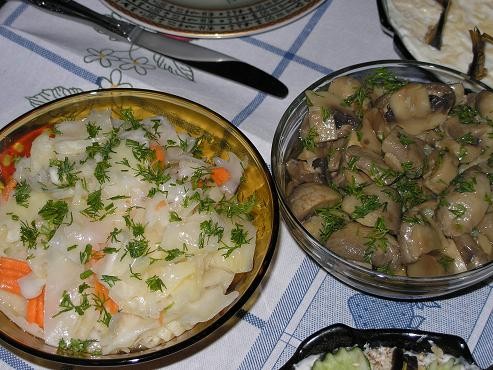 Капуста быстрая от автора Енотик Мясо по-французски