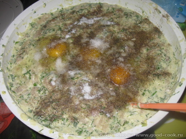 Массу перемешиваем - 4