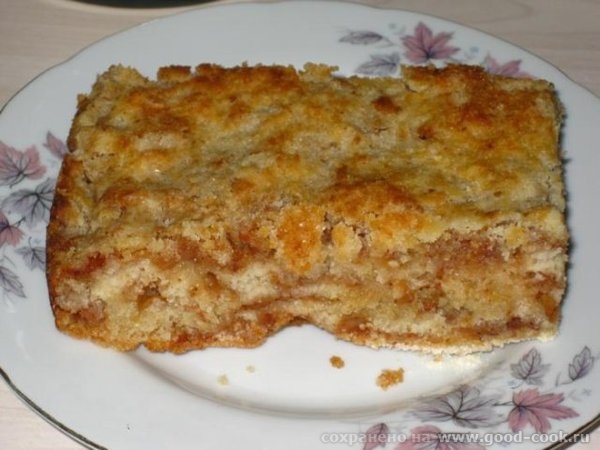 Рецепт 0т Кроша сух0й ябл0чный пир0г