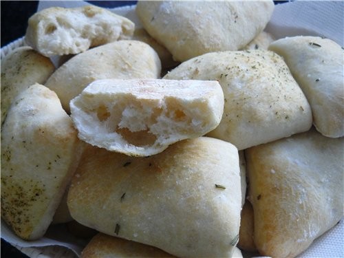Булочки из теста для пиццы