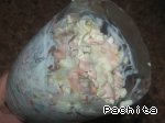 Поварёнок: Салат оливье "Елочка" с сыром От Скоро Новый год - 4