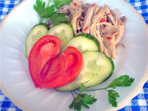 Курица под соевым соусом