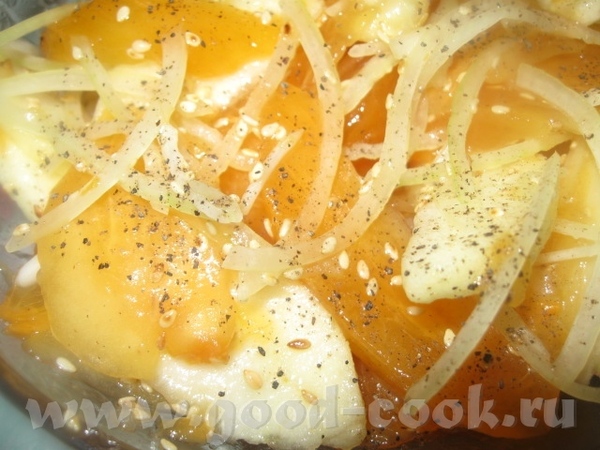 САЛАТ ИЗ ХУРМЫ, ЯБЛОКА И ЛУКА Очень вкусный пикантный салатик, в котором все ингредиенты прекрасно...