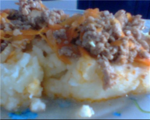 Беляши от Ирочки Джазовой Картофельное пюре с подливом из фарша - 2