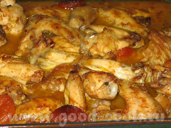 Курица тушенная в морковном соке с финиками (от с ее ЖЖ : "Голая Еда", словами автора) "Моя бабушка... - 2