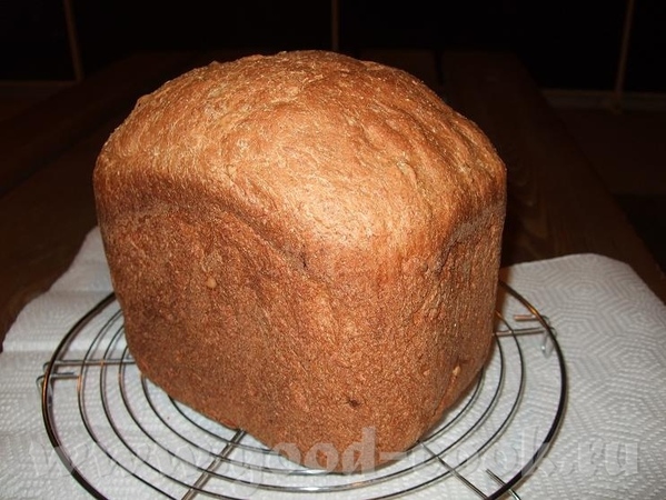 Снова испек 100% цельнозерновой хлеб с семечками