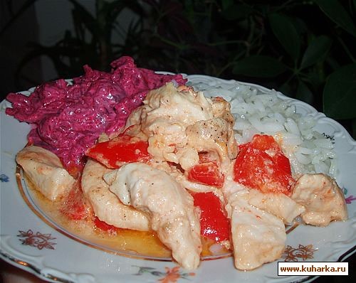 А у меня сегодня филюшка с перцем с рисом и свекольным салатиком а еще по-быстрому сварганила быстр...