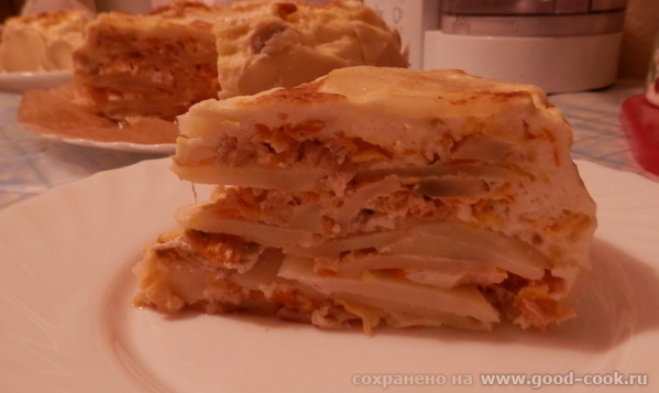 запеканка с кетой