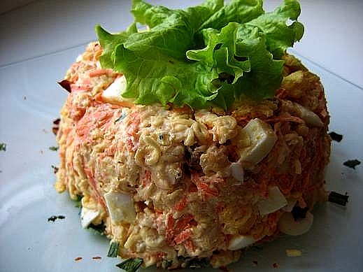 Девочки несу вам вкуснющий салатик от Иши с кукинга Морковный салат с вермишелью 2 пакета вермишели...