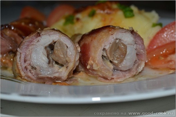 ФАРШИРОВАННЫЕ МЯСНЫЕ РУЛЕТЫ "В ТУЛУПЕ"