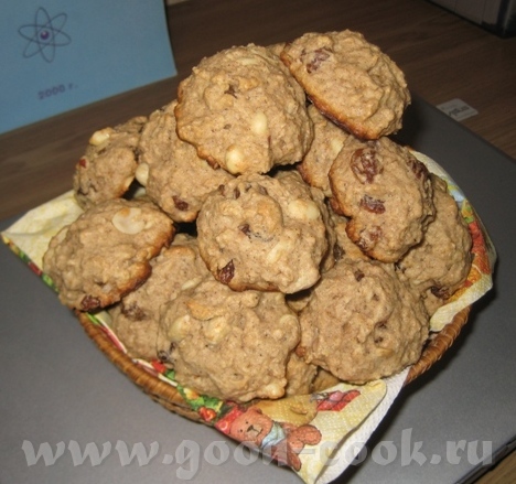 Печенье овсяное из геркулеса 1/2 стакана муки пшеничной, 1/2 стакана муки гречневой, 2 стакана герк...