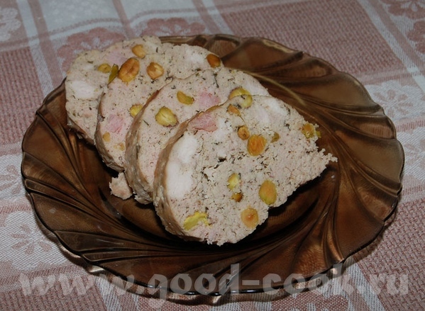 Куриный паштет с фисташками