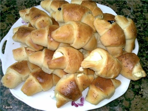 Благодарю -Наташу за ее потрясающе вкусные Дрожжевые рогалики - 2