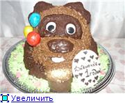 торт синий мишка торт компьютерная мышь торт Винни Пух на поляне - 7