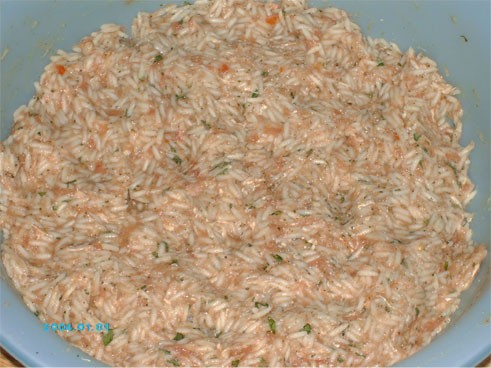 Пока капуста остывает, мы приготовим фарш - 2