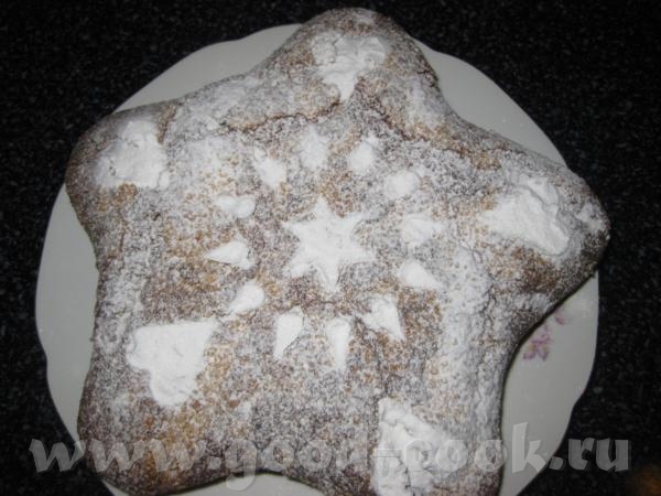 Шведский медовый пирог с орехами Взбить 3 яйца с 1 стаканом сахара