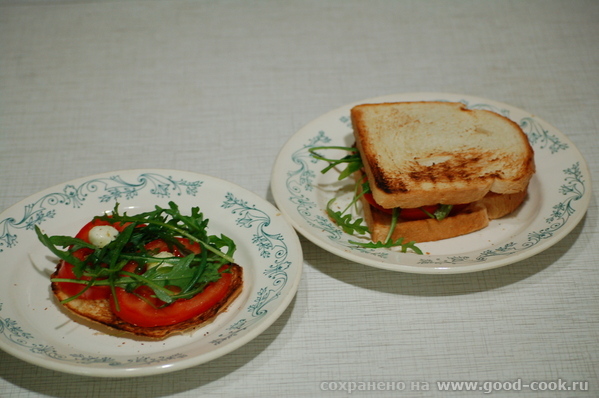 Легкие и вкусные бутерброды в итальянском стиле, на манер брускетты с помидорами - 2