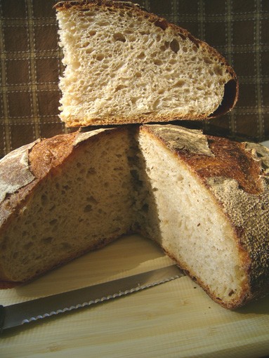 Рецепт взят из той же книги, что и Тортано: Maggie Glezer, Artisan Baking