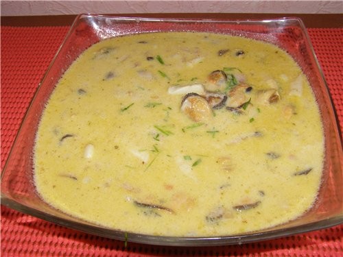 Инночка, приготовила твой супчик NEW ENGLAND CLAM CHOWDER - это НЕЧТО