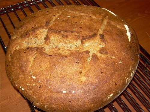 Ржаной хлеб на закваске (брала у Зои, Неля )от вот результат
