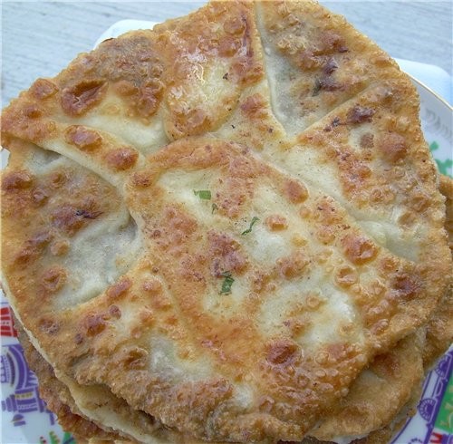 Плацинды с мясом и зеленью - 2