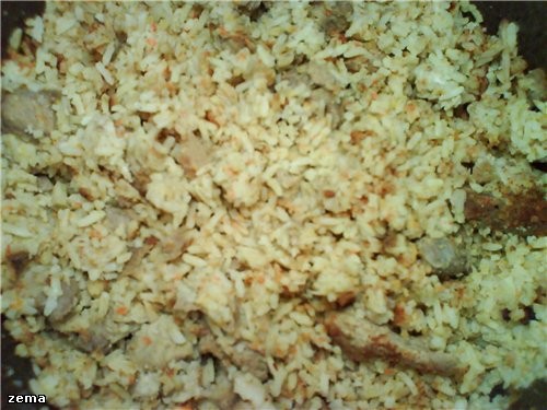 Грибной рис Люся