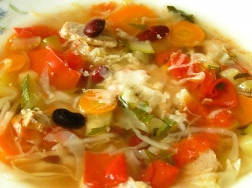 Этот суп получается очень ярким и вкусным, а когда в конце приготовления заправляешь его ОМ (только...