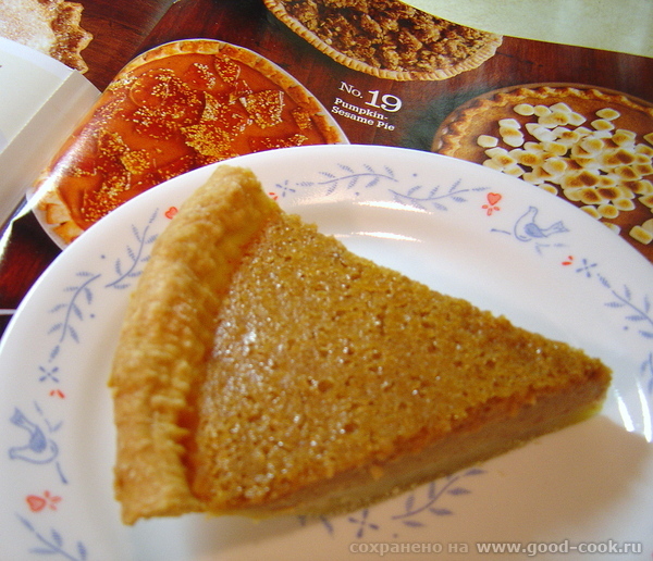Американский тыквенный пирог(Pumpkin Pie).