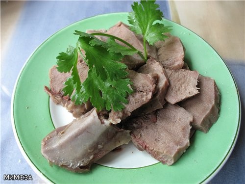 ОТВАРНОЙ ТЕЛЯЧИЙ ЯЗЫК Блюдо до безумия простое, но такое вкусное