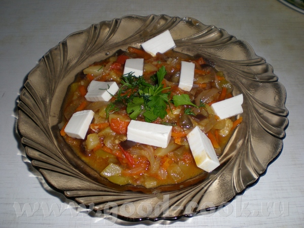 А у нас сегодня Сотэ с фетой Юля, , спасибо, очень вкусно