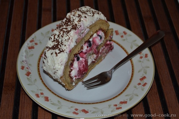 Девочки я к вам с кофейком и рулетом с ягодками - 2